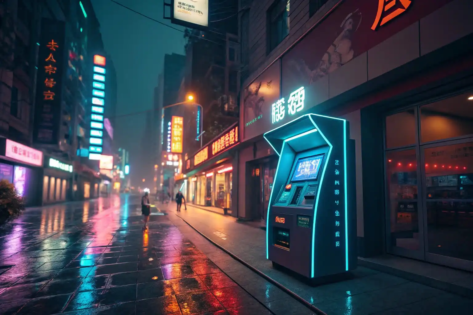 Person analyzing crypto data or exploring blockchain platforms on a digital device
