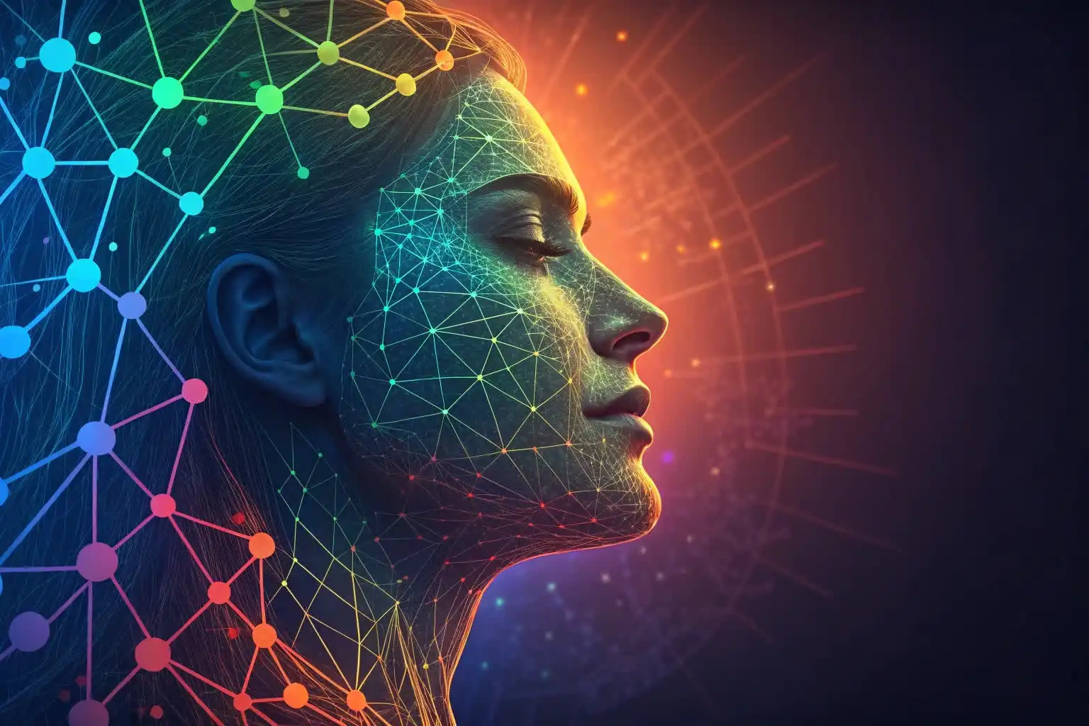 Person analyzing crypto data or exploring blockchain platforms on a digital device