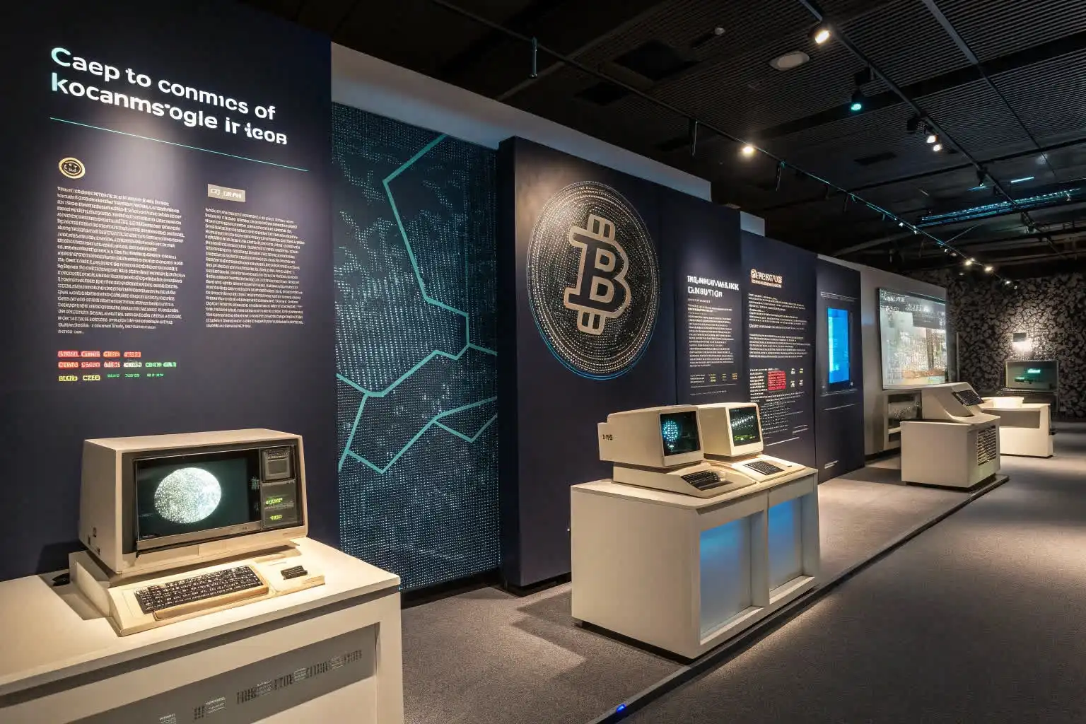 Person analyzing crypto data or exploring blockchain platforms on a digital device