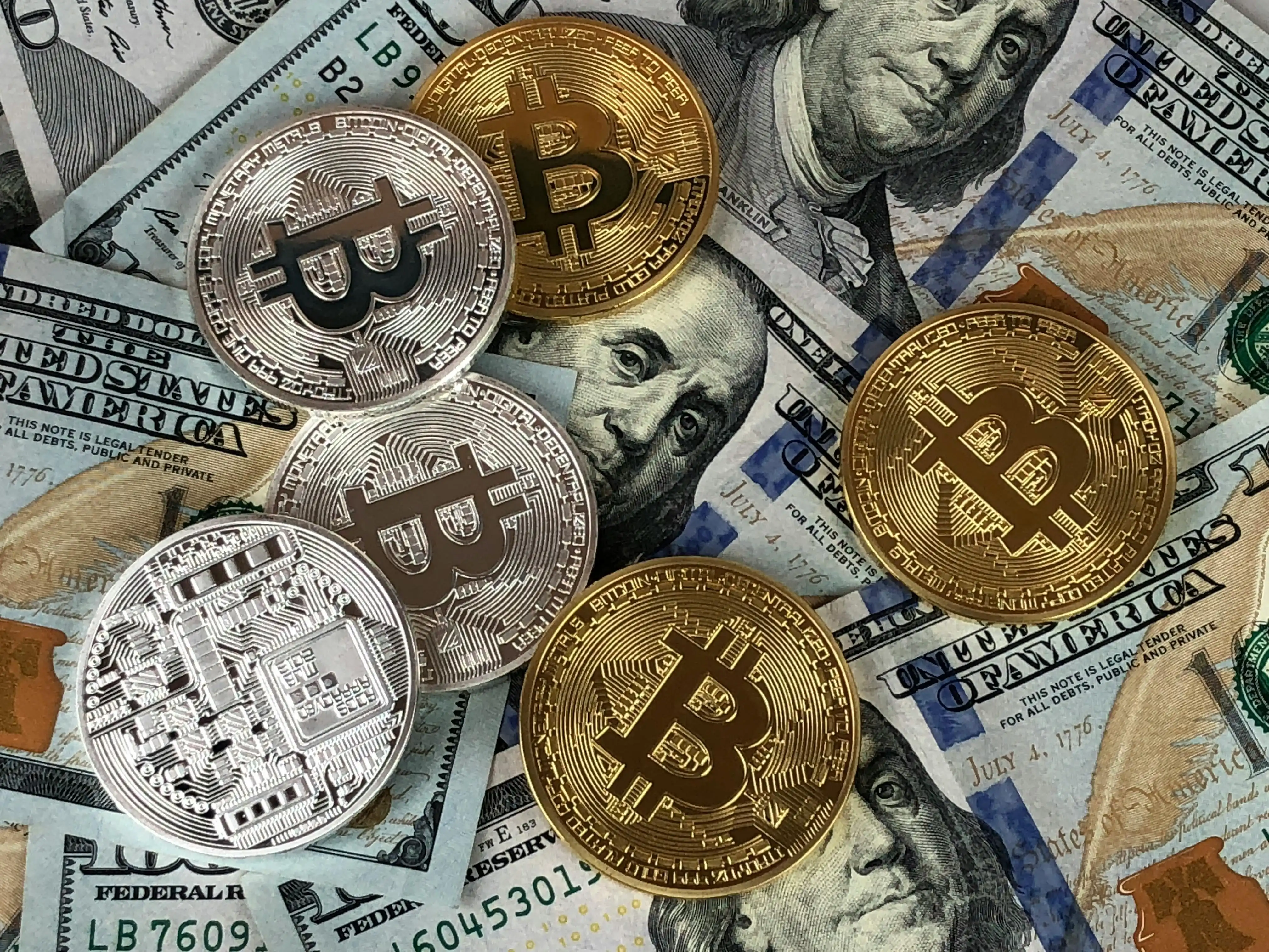 Person analyzing crypto data or exploring blockchain platforms on a digital device