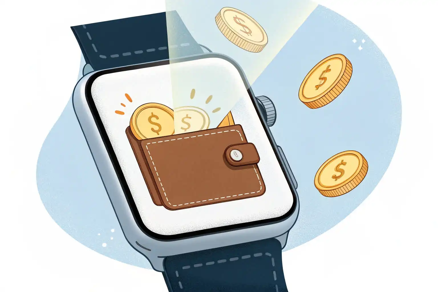 Person analyzing crypto data or exploring blockchain platforms on a digital device