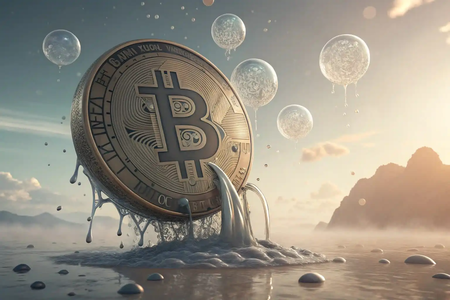 Person analyzing crypto data or exploring blockchain platforms on a digital device